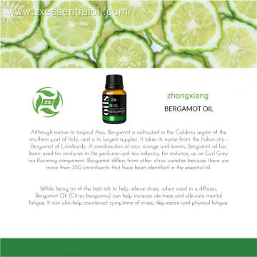 100% pure bergamot oil in skin body care